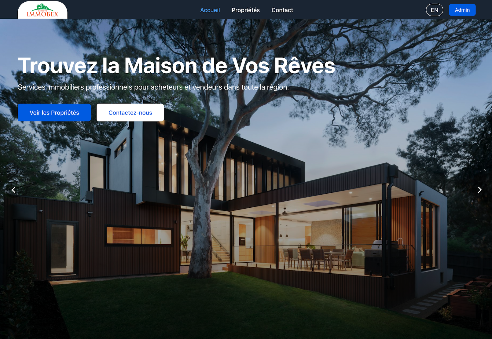Site Web immobilier